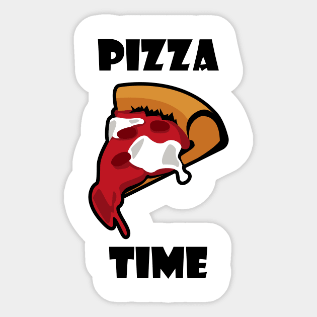 Pizza Time! Sticker by TheHotCoffee